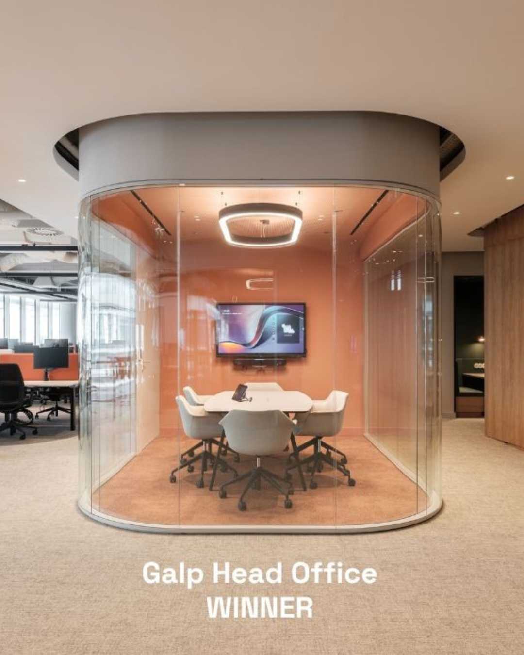 Galp Head Office and Ritz Pool Bar recognised as winners at the INT Awards 2024