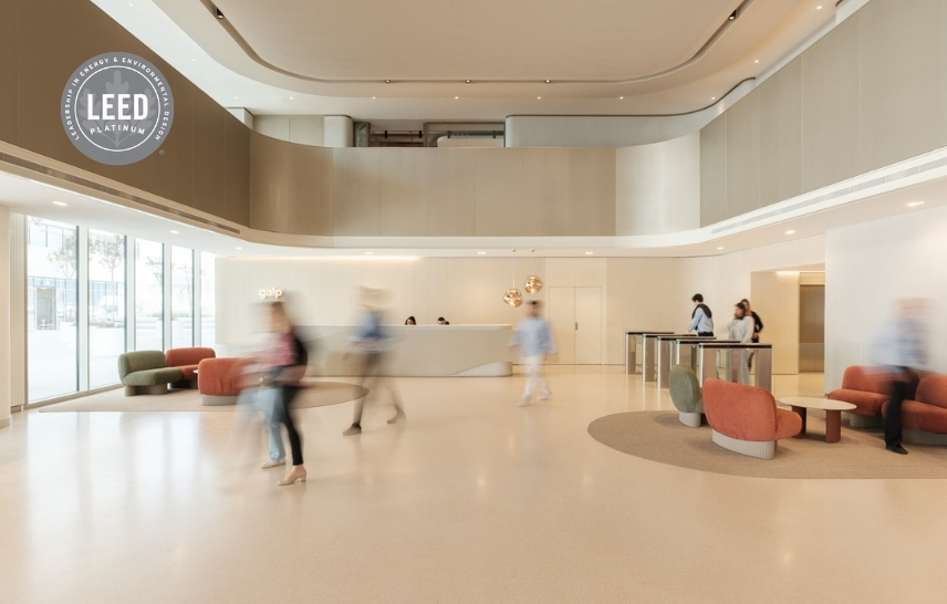 Openbook delivers interiors for Portugal’s first LEED Platinum office project