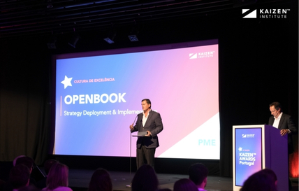 Openbook Group Recognised with the Culture of Excellence Award at KAIZEN™ Awards Portugal