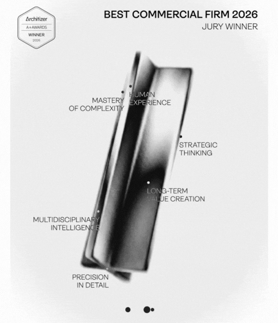 Best Commercial Firm 2026: Openbook Wins Jury Award at Architizer A+Awards